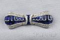 Art Deco Platinum Sapphire and Diamond Brooch