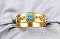 Antique 14kt Gold and Turquoise Bracelet