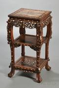 Inlaid Rosewood Stand