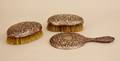 Three Piece Sterling Silver Dresser Set