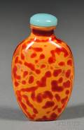 Realgar Glass Snuff Bottle