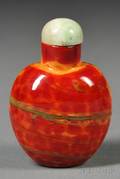 Realgar Glass Snuff Bottle
