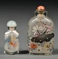 Two Glass Snuff Bottles