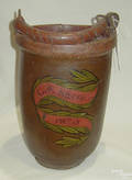American leather fire bucket ca 1820