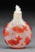 Cameo Glass Snuff Bottle