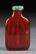 Amber Snuff Bottle