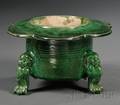 Green Glazed Brazier