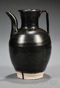 Henan Black Glazed Ewer