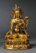 Giltbronze Bodhisattva