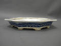 Octagonal Blue and White Platter