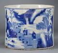 Blue and White Brush Pot