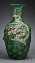 Green Dragon Vase