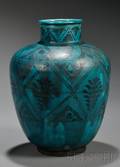 Blue Glazed Vase