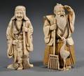 Pair of Ivory Carvings