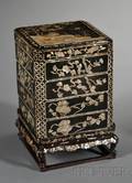 Lacquered and MotherofPearl Inlaid Box