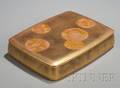 Gold Lacquer Box and Cover