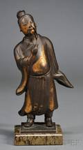 Parcelgilt Bronze Figure