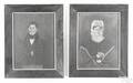 Pair of Pennsylvania oil on poplar panel portraits early 19th c