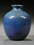 Pewabic Egyptian Blue Vase