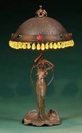 Art Nouveau Figural Table Lamp
