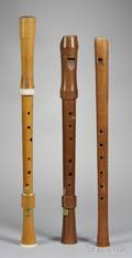 Three Renaissance Tenor Recorders