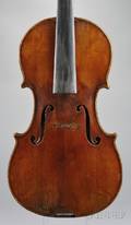 French Violin c 1890 Probably Derazey Workshop