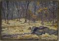 Will J Quinlan American 18771963 Winter in the Woods