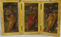 Old MasterStyleTriptych Possibly Austrian School 19th Century St Peter St Paul and St James