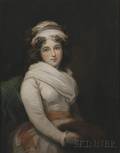 Attributed to John Hoppner British 17581810 Portrait of a Lady