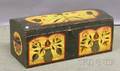 Pennsylvaniastyle Polychrome Paintdecorated Dometop Wooden Box