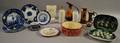 Six Pieces of Assorted Art Pottery and Ten Pieces of Assorted Decorated Ceramic Tableware