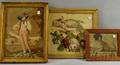 Three Framed 19th Century English Needleworks