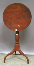Federal Pine and Maple Tilttop Candlestand