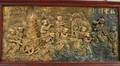 Framed Chinese Copper Bas Relief Plaque