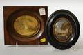 Two Framed 19th Century Miniature Memorials