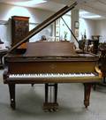 Steinway  Sons Mahogany and Mahogany Veneer Baby Grand Piano