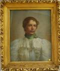 American School 19th20th Century Portrait of a Woman in White