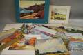 Charles Henry Richert American 18801974 Lot of Ten Unframed Paintings