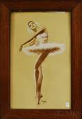 American School 20th Century Swan Ballerina
