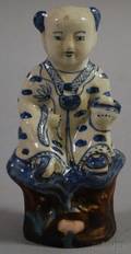 Small Chinese Porcelain Figure of a Boy