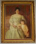 Oscar F Adler American 18681932 Mother and Young Child