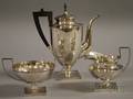 Birmingham Silver Company Threepiece Sterling Demitasse Set