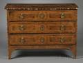 Italian Neoclassical Marquetry and Parquetry Inlaid Chest of Drawers