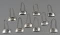Set of Ten Stieff for Colonial Williamsburg Sterling Bottle Tickets