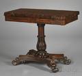 William IV Rosewood Game Table