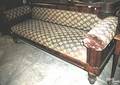 Philadelphia late Federal mahogany sofa with a rol