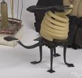 English wrought iron wax jack