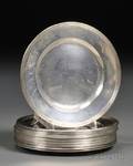 Set Fourteen International Sterling Side Plates