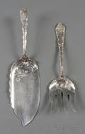 Pair of Wendell Manufacturing Co Sterling Fish Servers