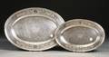 Set of Two S Kirk  Son Sterling Oval Platters
